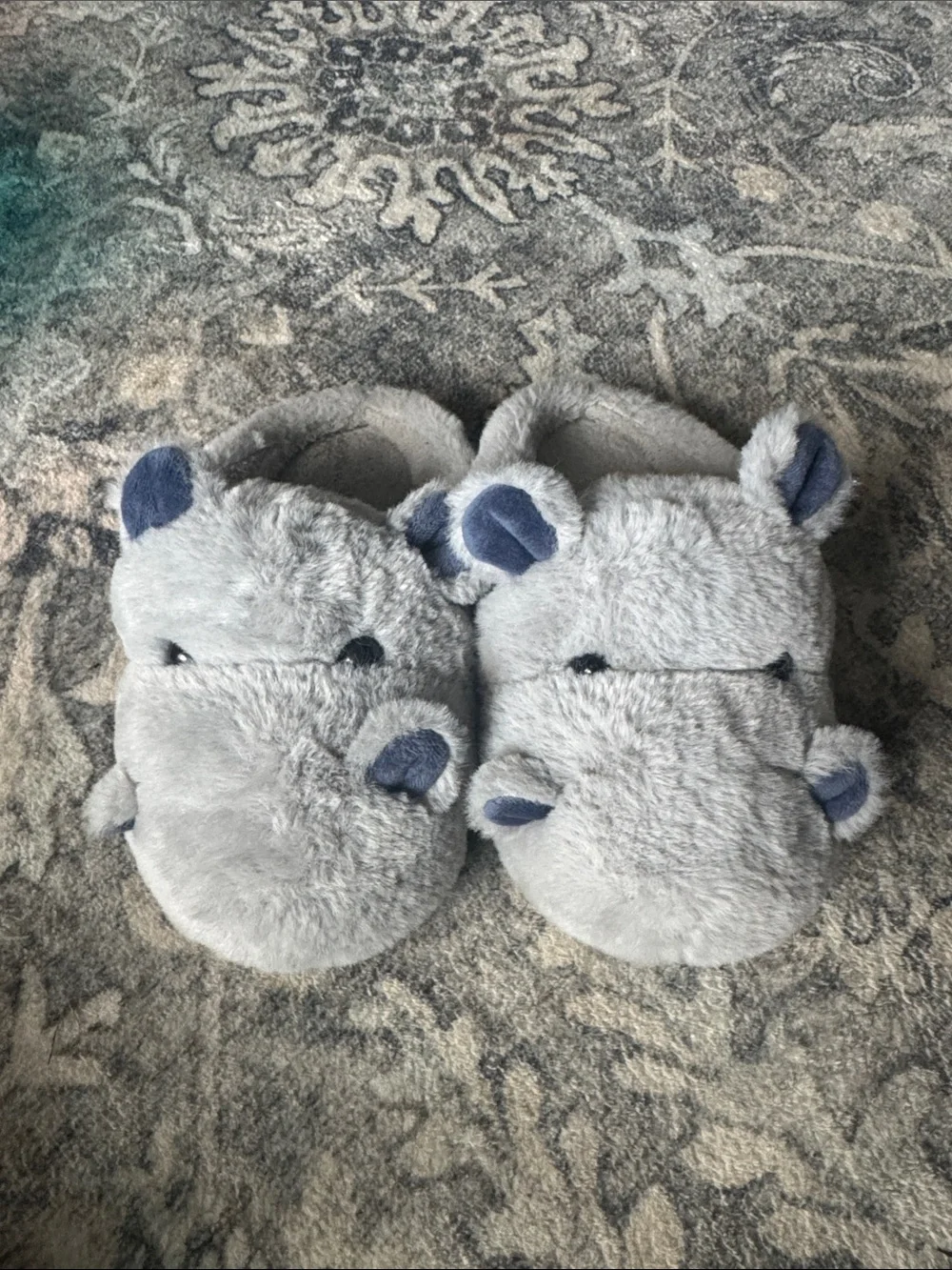 Kids Hippo Slippers
